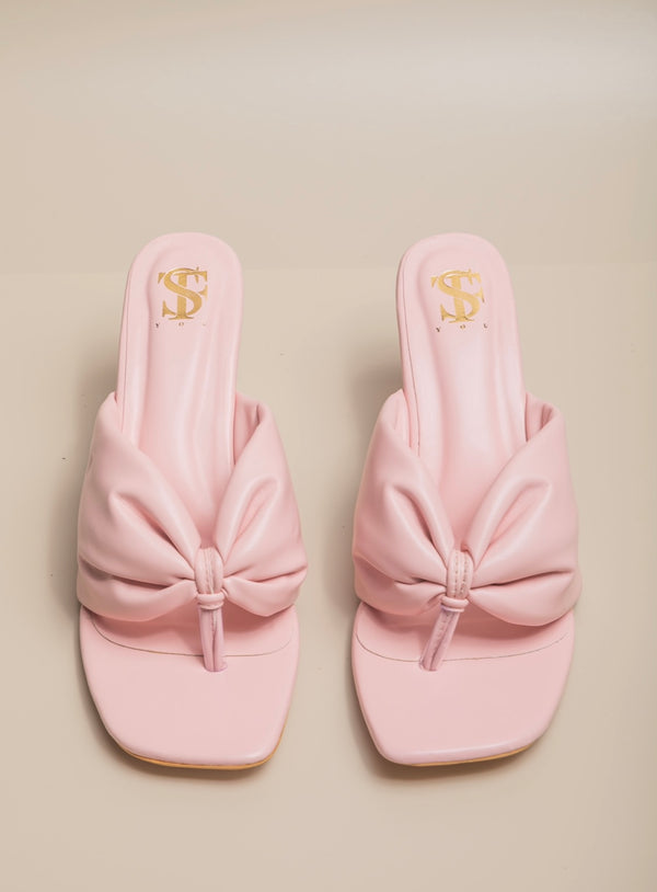 Baby pink Cushiony heels