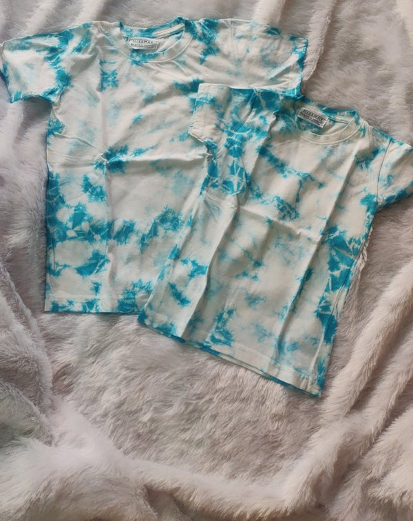 Icy Blue Tie dye top