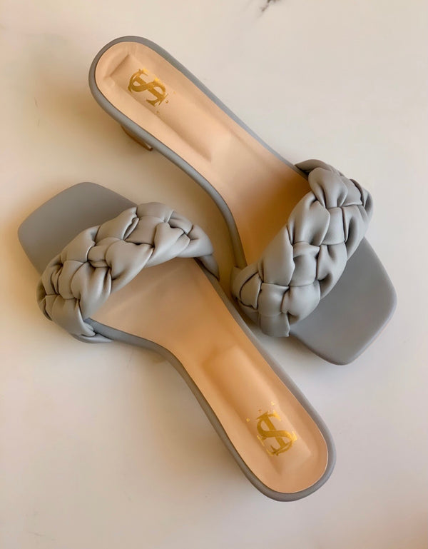 Jane Soft Braided Transparent heels
