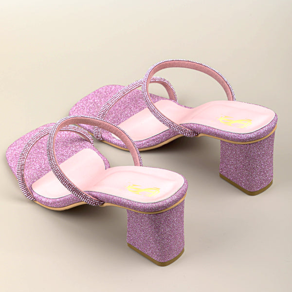 Cinderella Pink Shimmer Heels