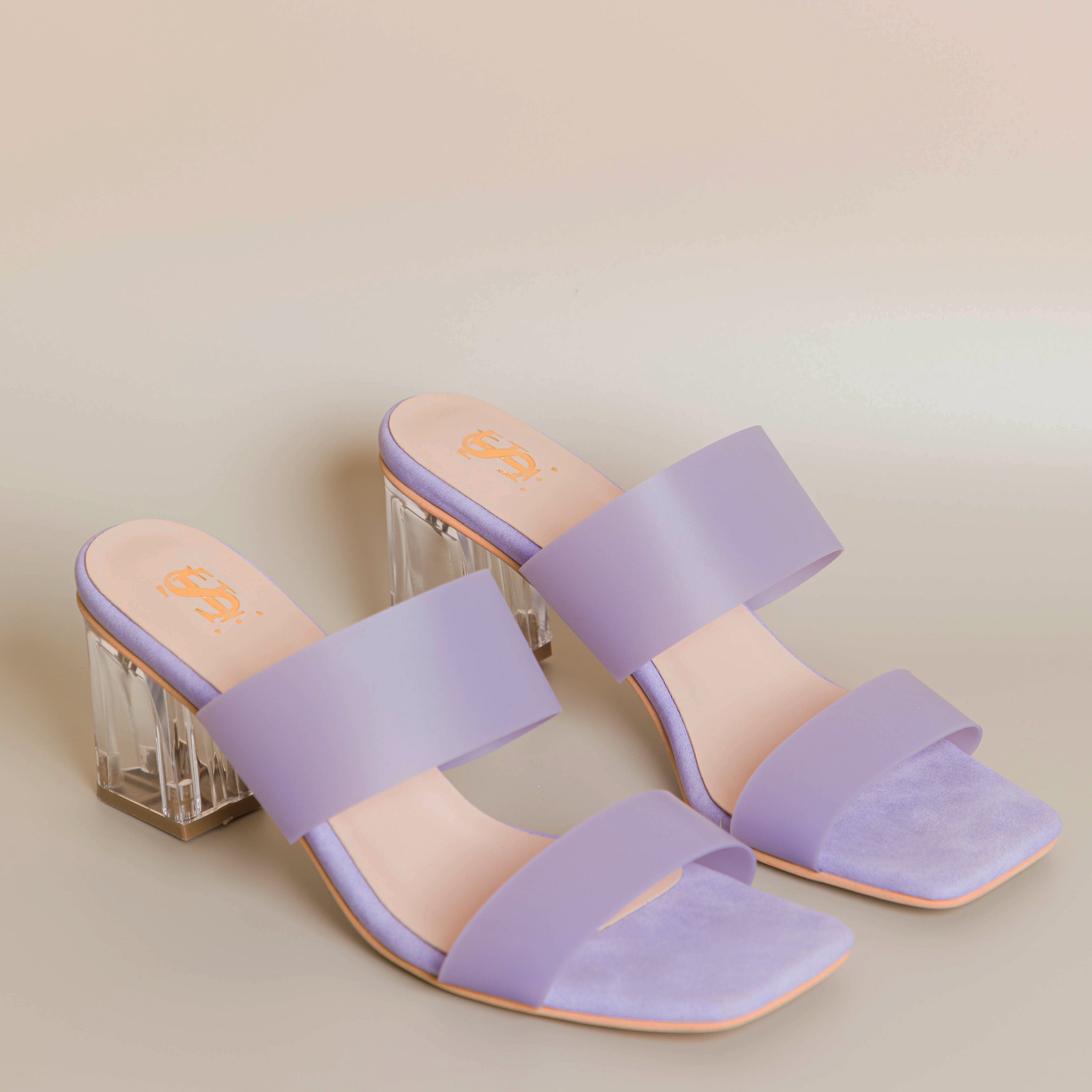 Purple block heels hot sale