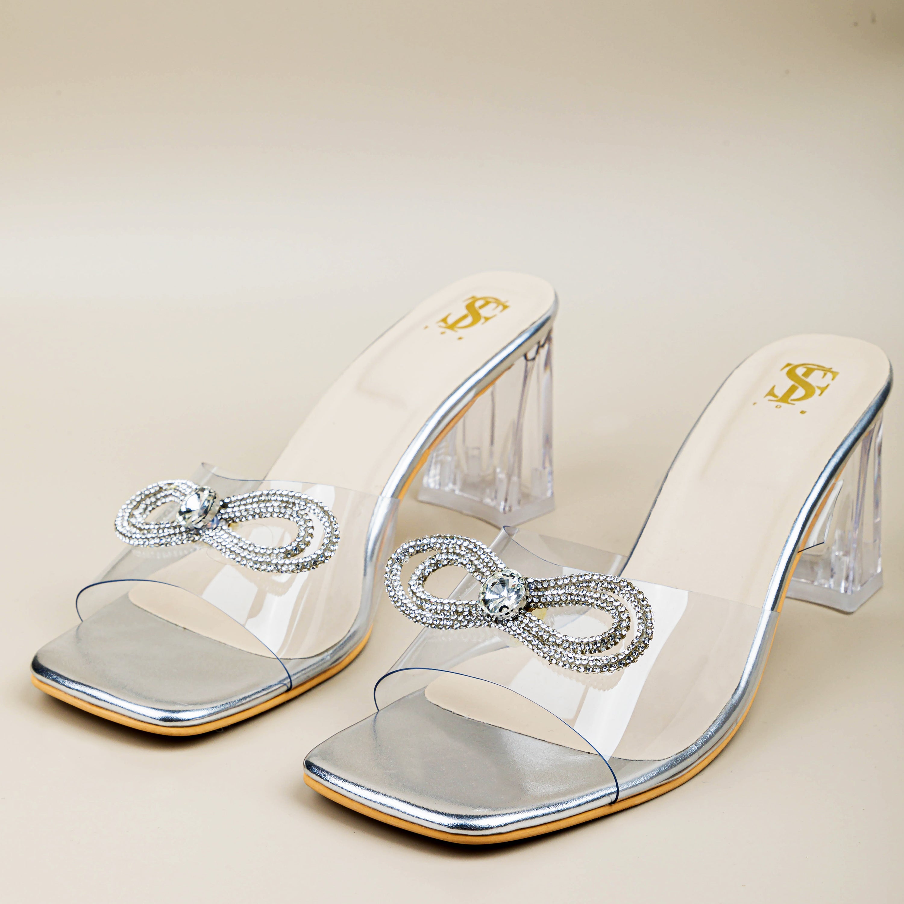 Buy Glass Slipper, Crystal Shoes, Customised Gemstone Heels, Online in India  - Etsy